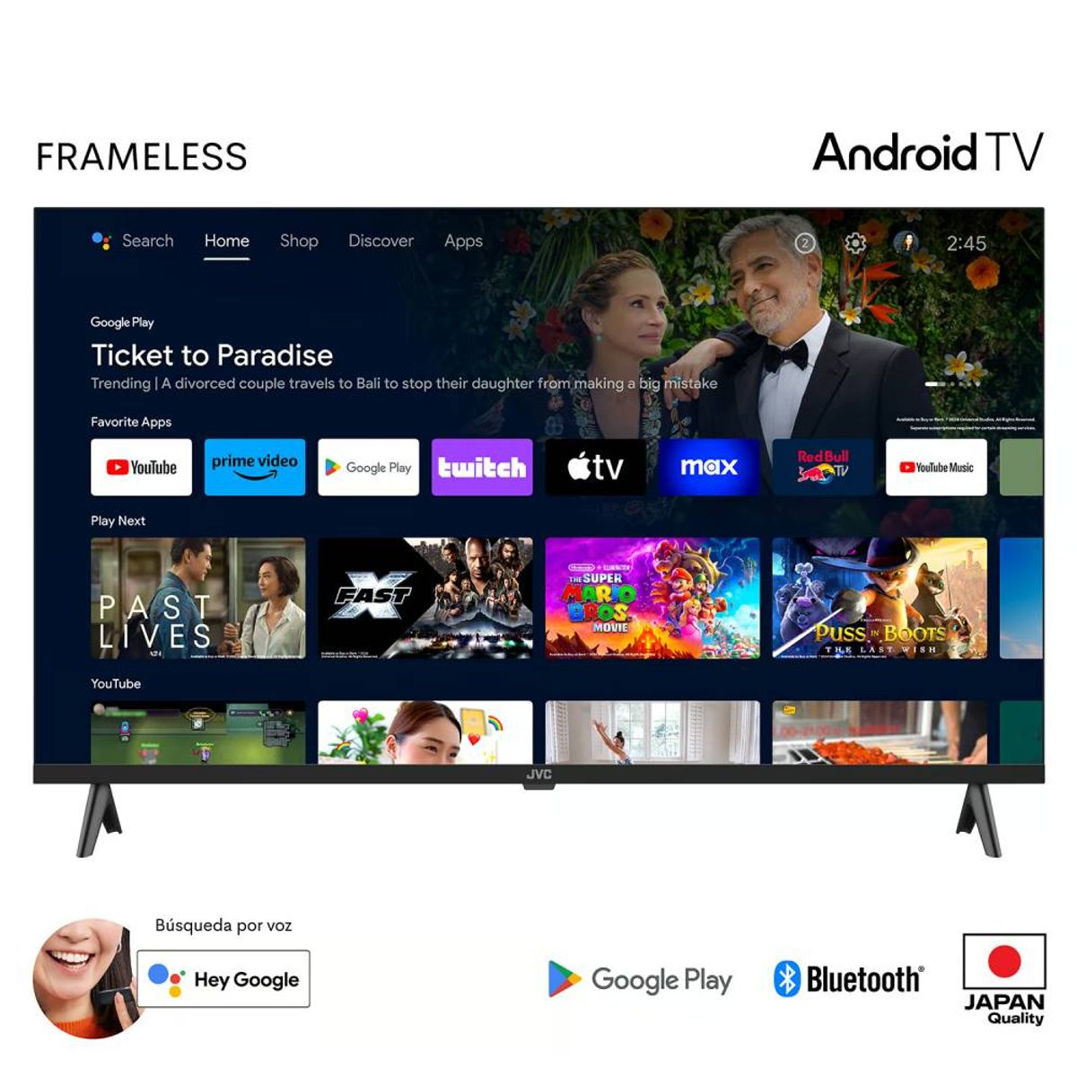 GENERICO - Televisor 40 Fhd Android Tv Lt-40kb418