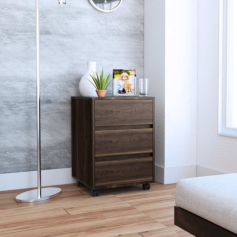 GENERICO - MUEBLE ARCHIVADOR ROMA  CAFÉ -  ENVÍO ARMADO Y MELAMINA 18 mm
