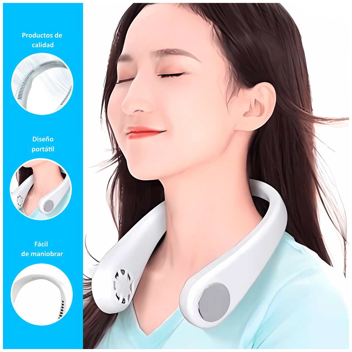 GENERICO - Ventilador De Cuello Portatil