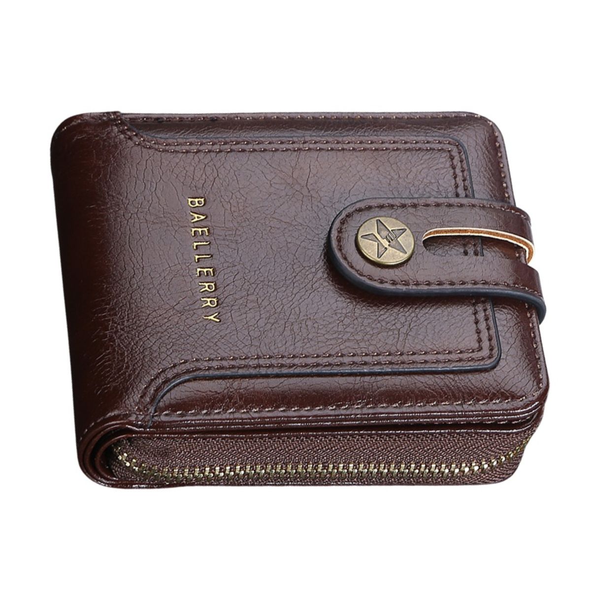 BAELLERRY - TARJETERO Y MONEDERO DE CUERO VEGANO PU D9256