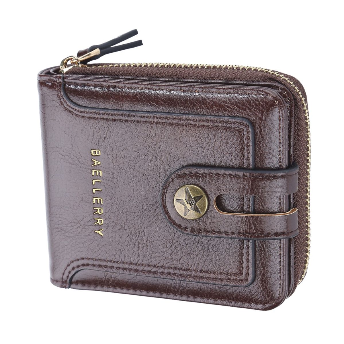 BAELLERRY - TARJETERO Y MONEDERO DE CUERO VEGANO PU D9256