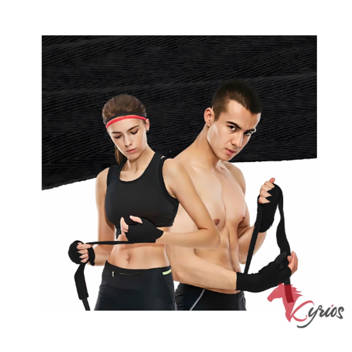 NO LOGO - Vendas De Box Color Entero Negro De 3 Metros