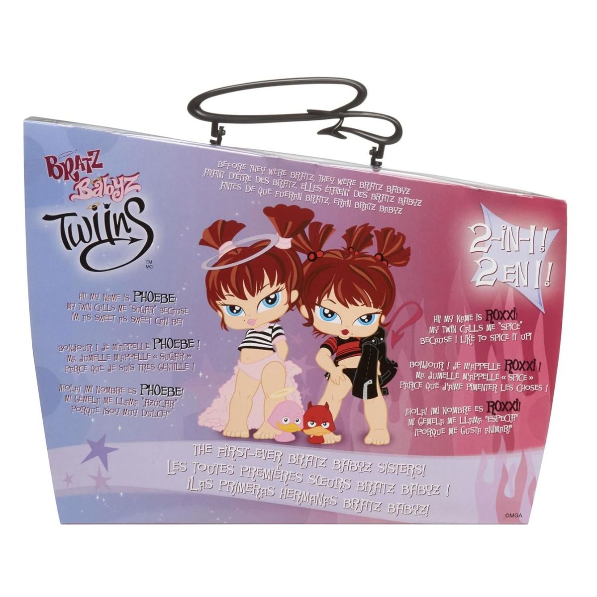 MGA ENTERTAINMENT - Pack Duo Muñecas Babyz Bratz Phobe y Roxxi