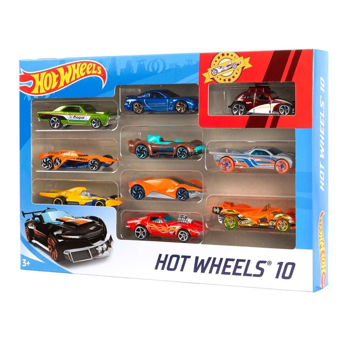HOT WHEELS - Pack x 10 Automoviles Hot Wheels