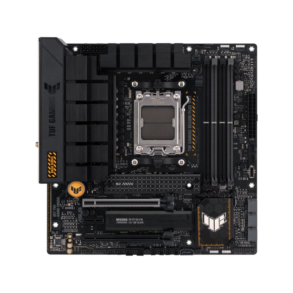 ASUS - PLACA ASUS TUF GAMING B650M-PLUS WIFI Socket AM5 4DDR5 HDMI DP M-ATX