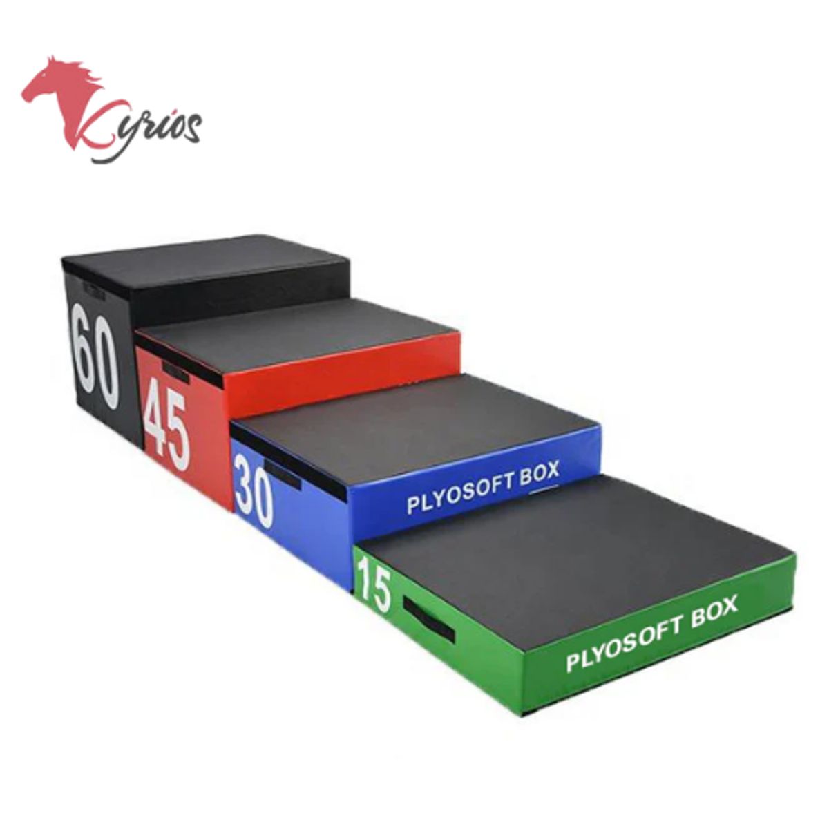 NO LOGO - Cajón Polimétrico 4 En 1 Para Entrenamiento De Saltos