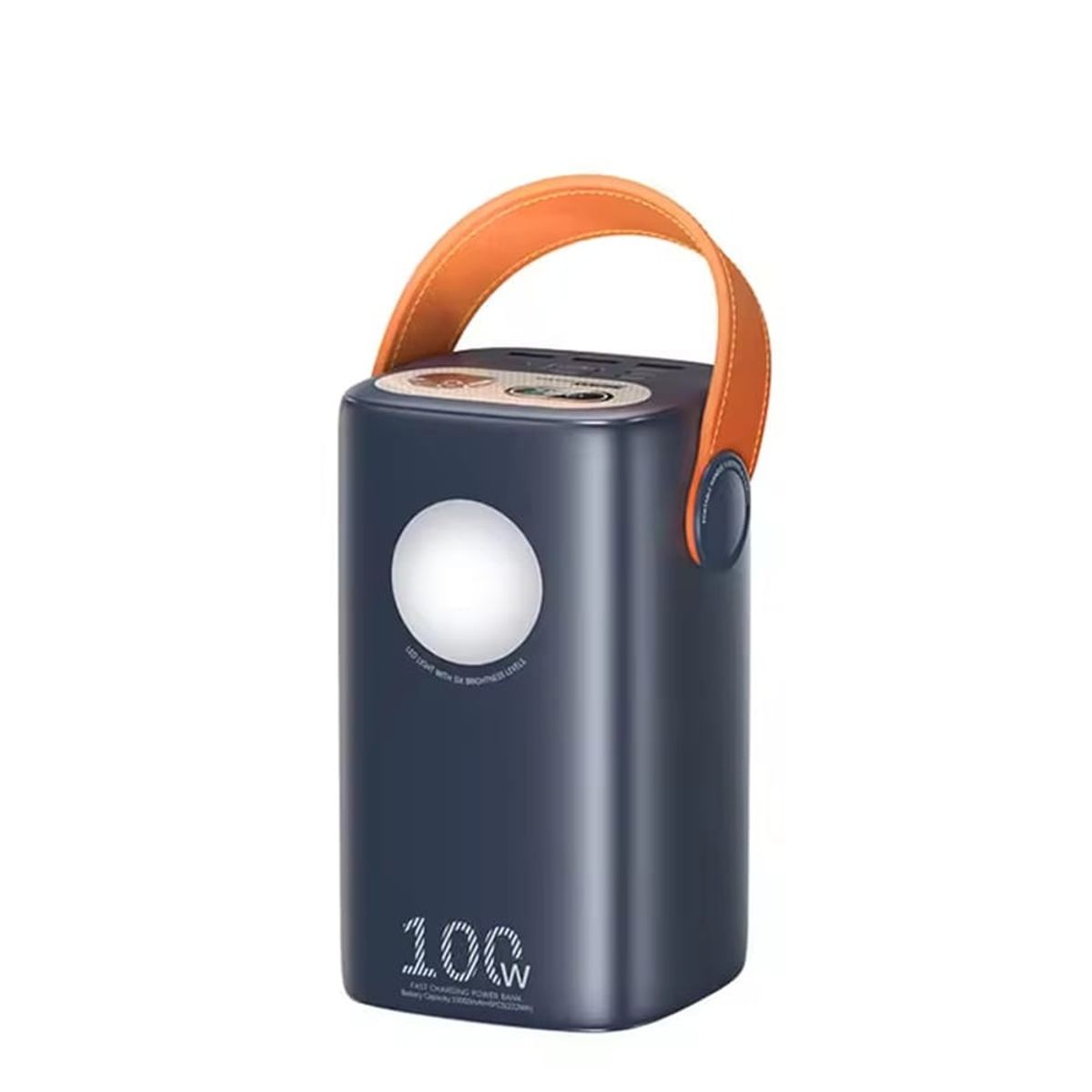 REMAX - CARGADOR PORTÁTIL REMAX with Light 60000 mAh 100W+225W AZUL ACERO