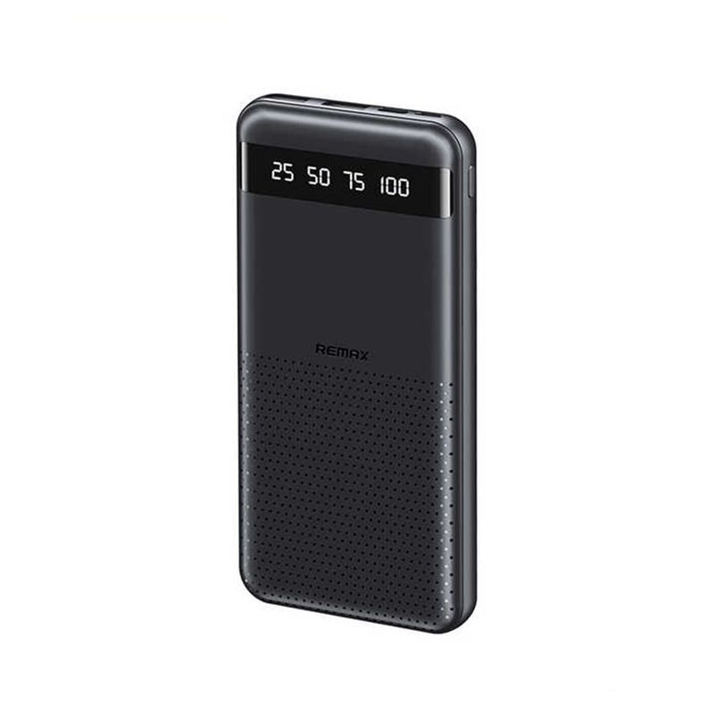 REMAX - CARGADOR PORTÁTIL REMAX 10000mAh 24A ULTRA SLIM NEGRO