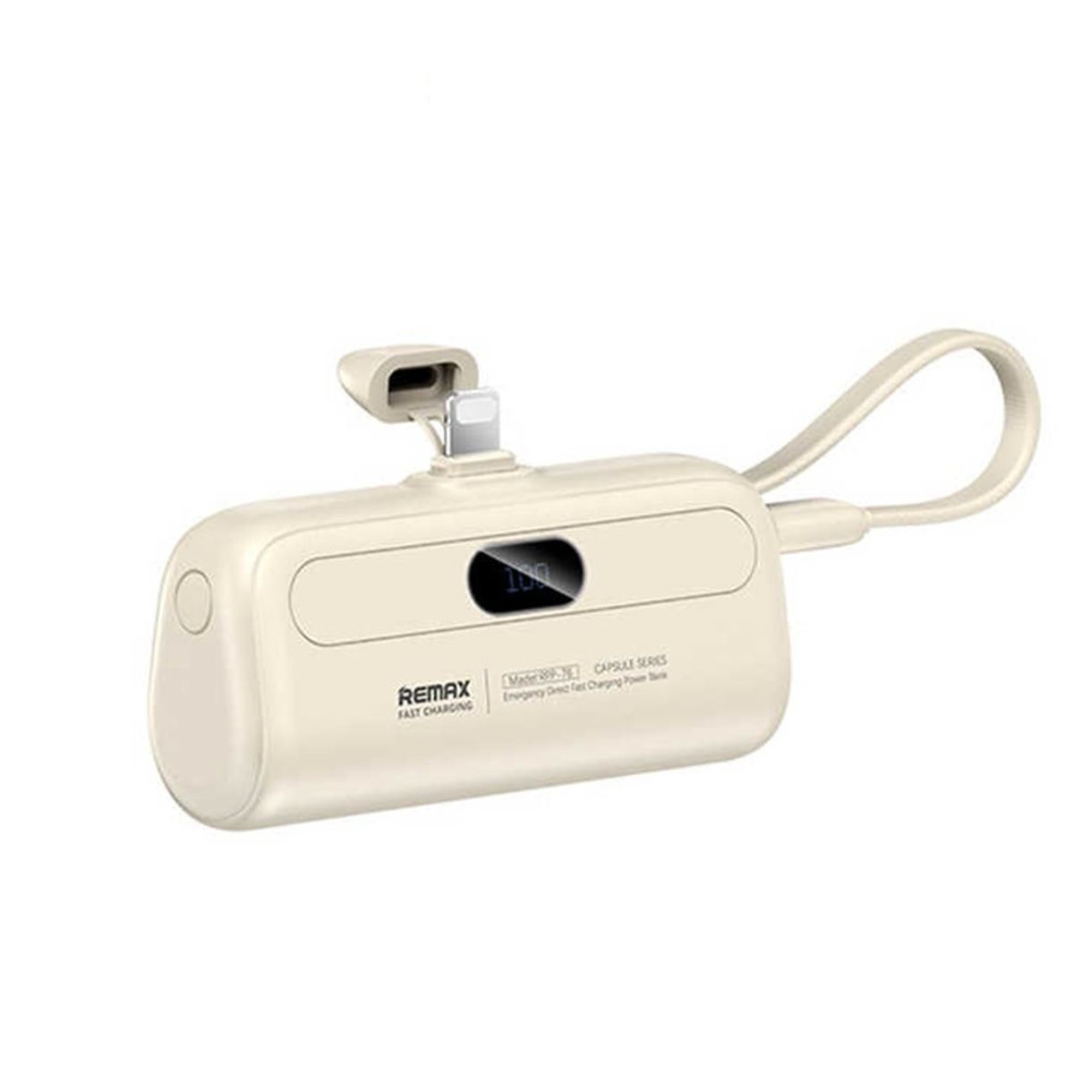 REMAX - CARGADOR PORTÁTIL REMAX 5000mAh 20W Tipo C BLANCO