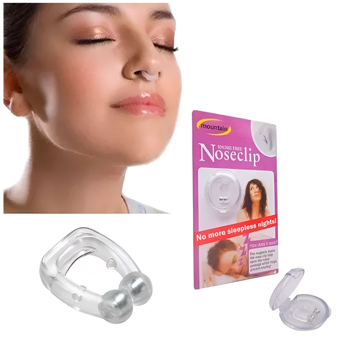 GENERICO - Pinza nasal anti ronquidos