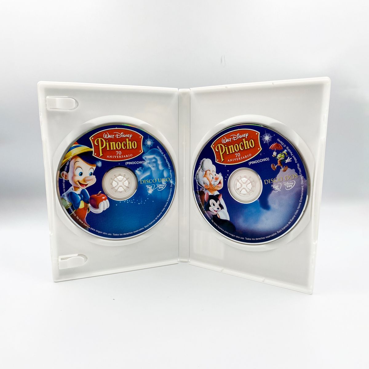 DISNEY - Dvd Original Pinocho Disco Doble