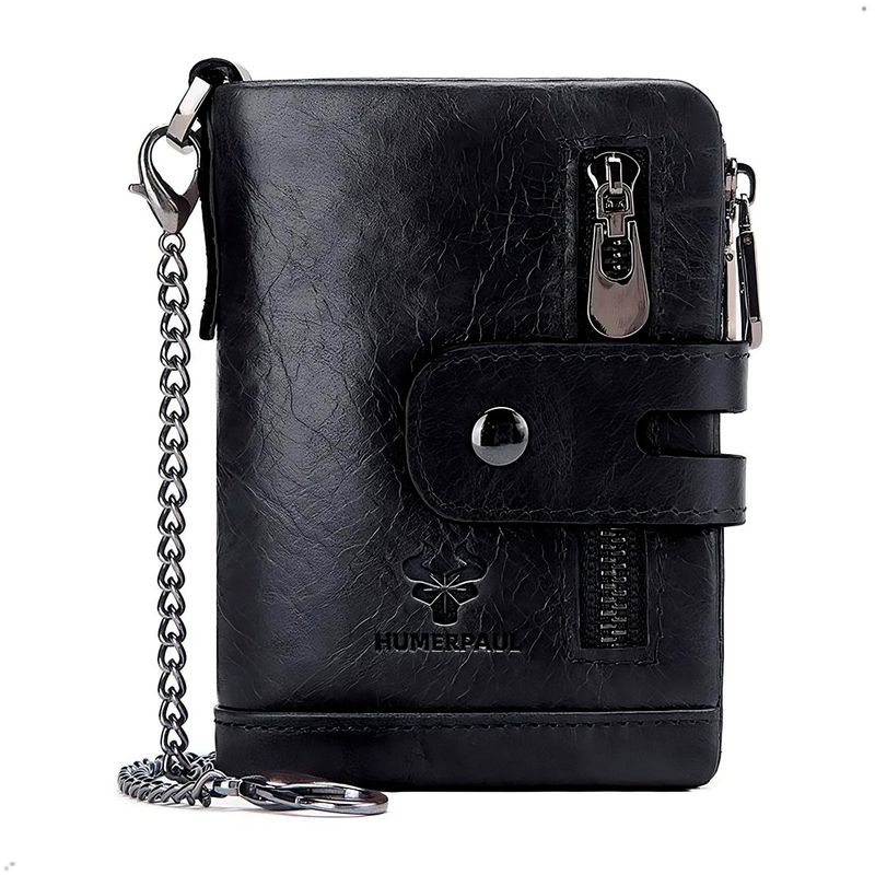 GENERICO - Billetera Hombre Cuero Humerpaul Con Proteccion Rfid