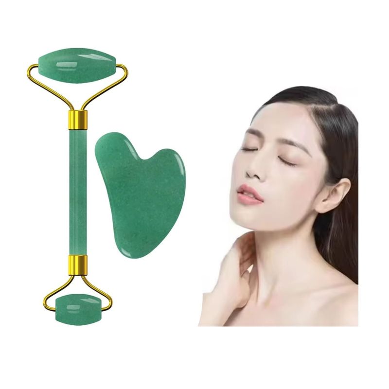 OEM - Rodillo Masajeador Facial - Gua Sha