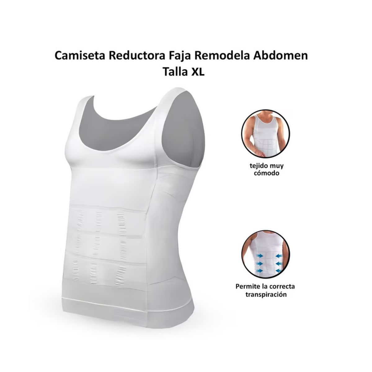 GENERICO - Bividi Reductora Compresión Remodela Abdomen Hombre