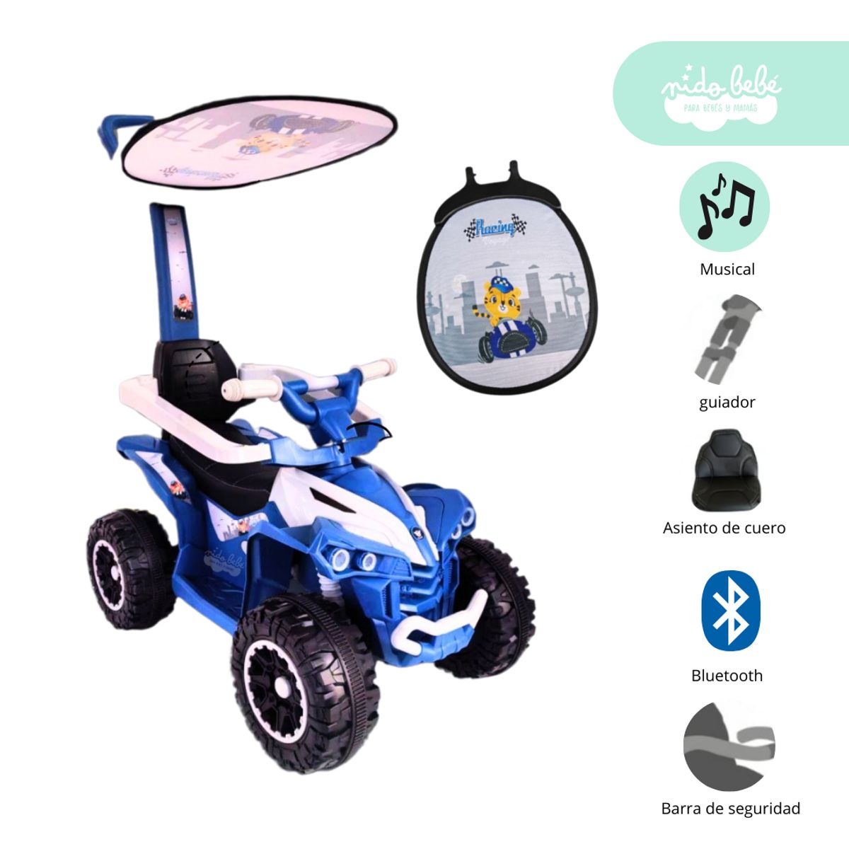 GENERICO - Carrito BUGGY de niño Modelo JUXXY BLUE