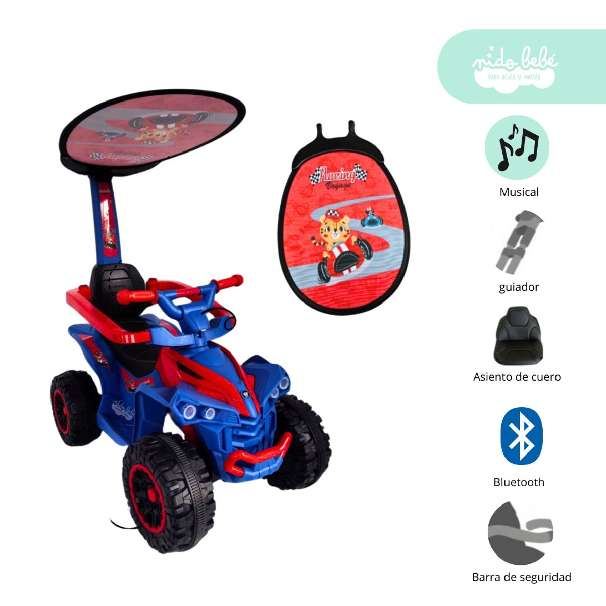 GENERICO - Carrito BUGGY de niño Modelo JUXXY Spider