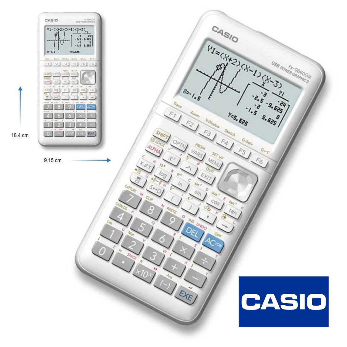 CASIO - CALCULADORA GRÁFICA CASIO FX-9860 GIII