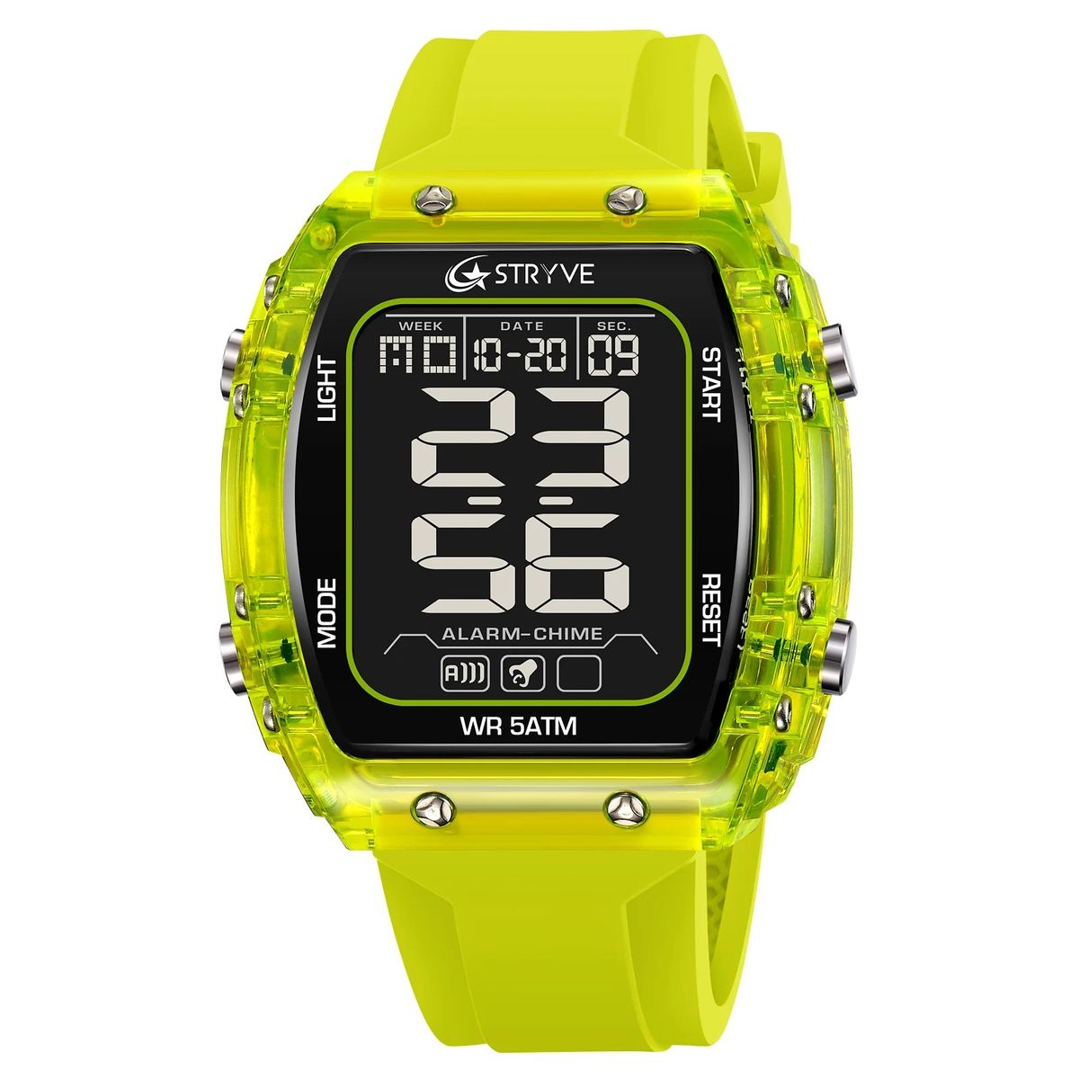 OEM - Reloj Hombre Deportivo STRYVE 8031 Digital Verde