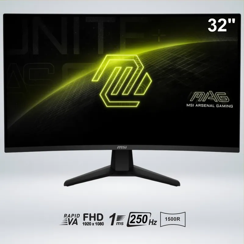 MSI - MONITOR GAMER CURVO MAG 32C6X FULLHD 32 " 250HZ 1MS 1500R