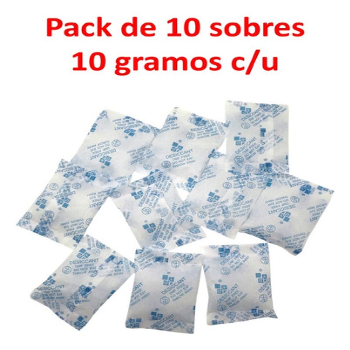 GENERICO - Silica Gel Sobre 10g X 10 Sobres Original Sellada