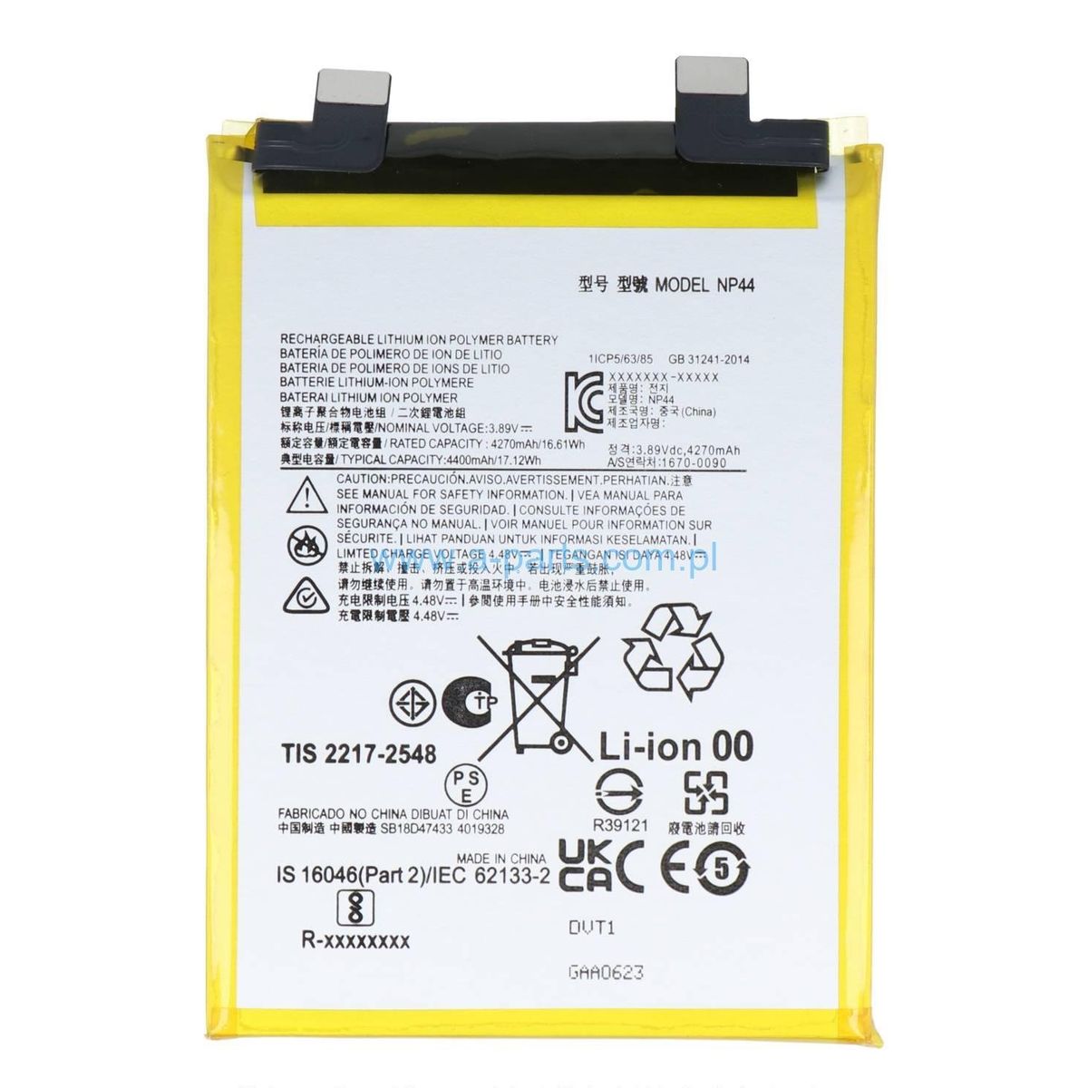 GENERICO - BATERIA  Moto Edge 30 Fusion y Edge 40   TORIGINAL-SM NUEVO