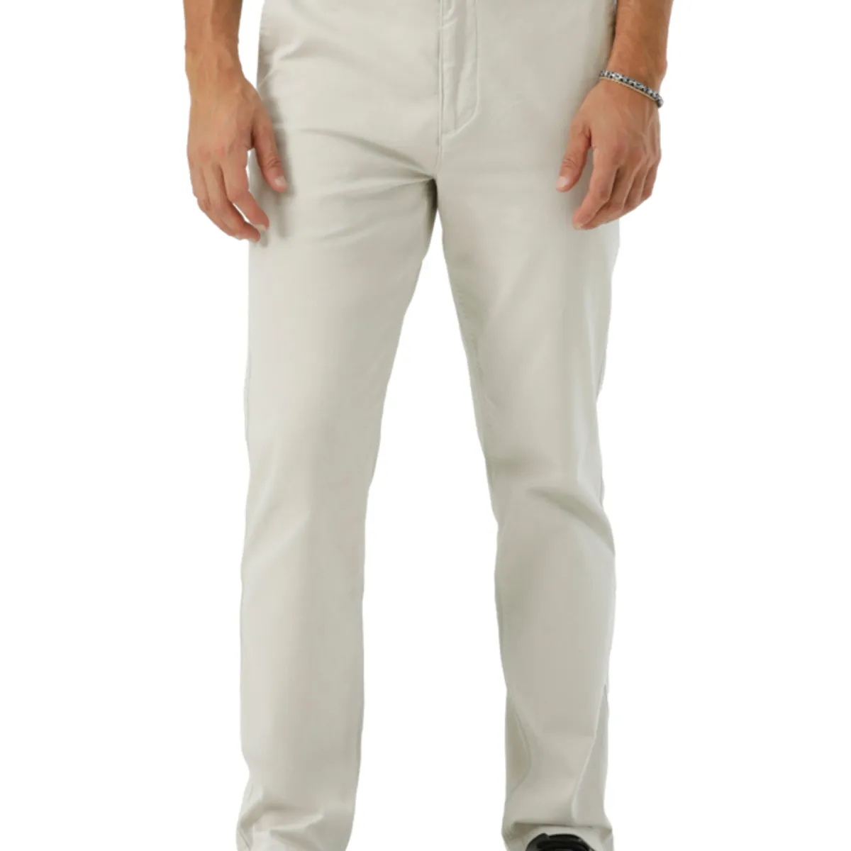 DOCKERS - Pantalón Hombre Casual Chino Slim Straight Fit Gris Dockers
