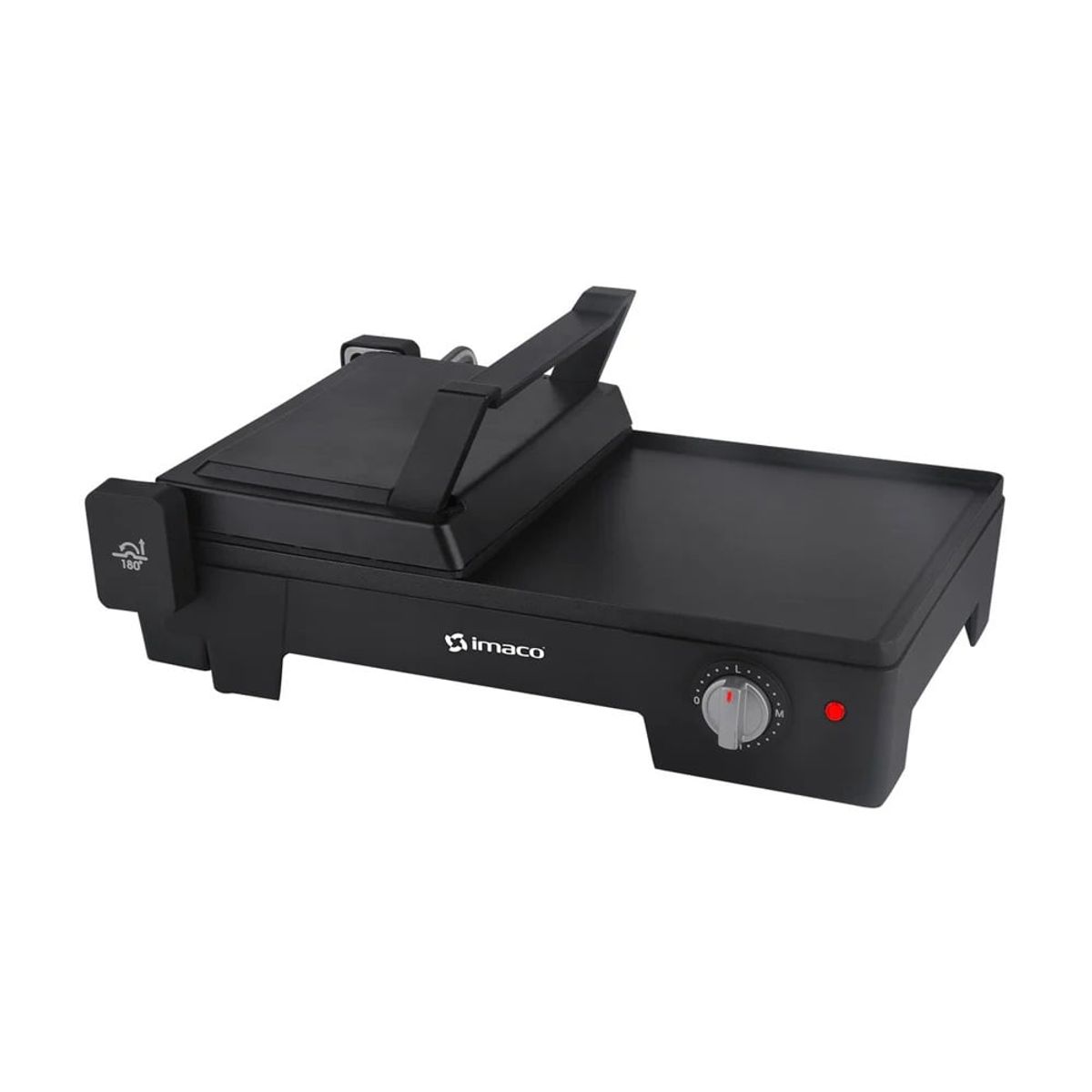 IMACO - Parrilla Extendible 2 en 1 Imaco IG1016E Negro