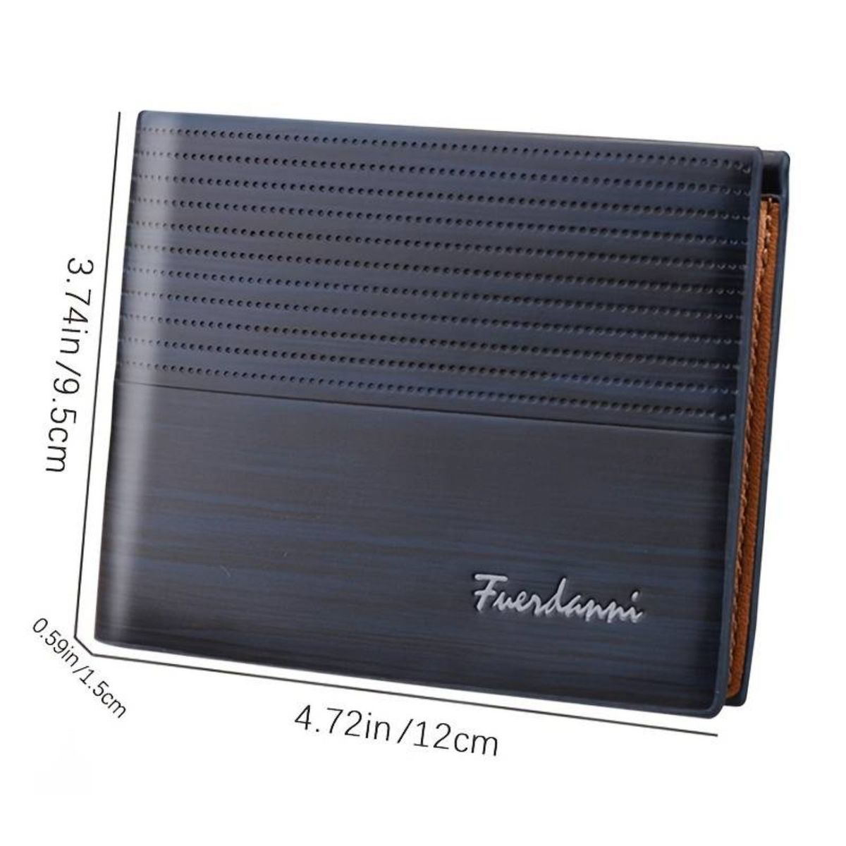 GENERICO - Billetera Corta Tarjetero Hombre Cartera Elegante