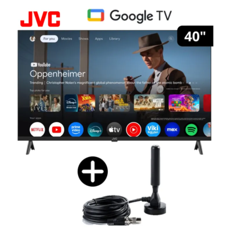 GENERICO - Televisor JVC 40 Pulgadas FHD LT-40KB448 + Antena Digital (nuevo)