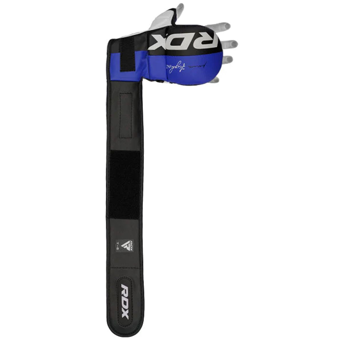 RDX - Guantes de Combate para MMA y Grappling T6 Plus Azul - M