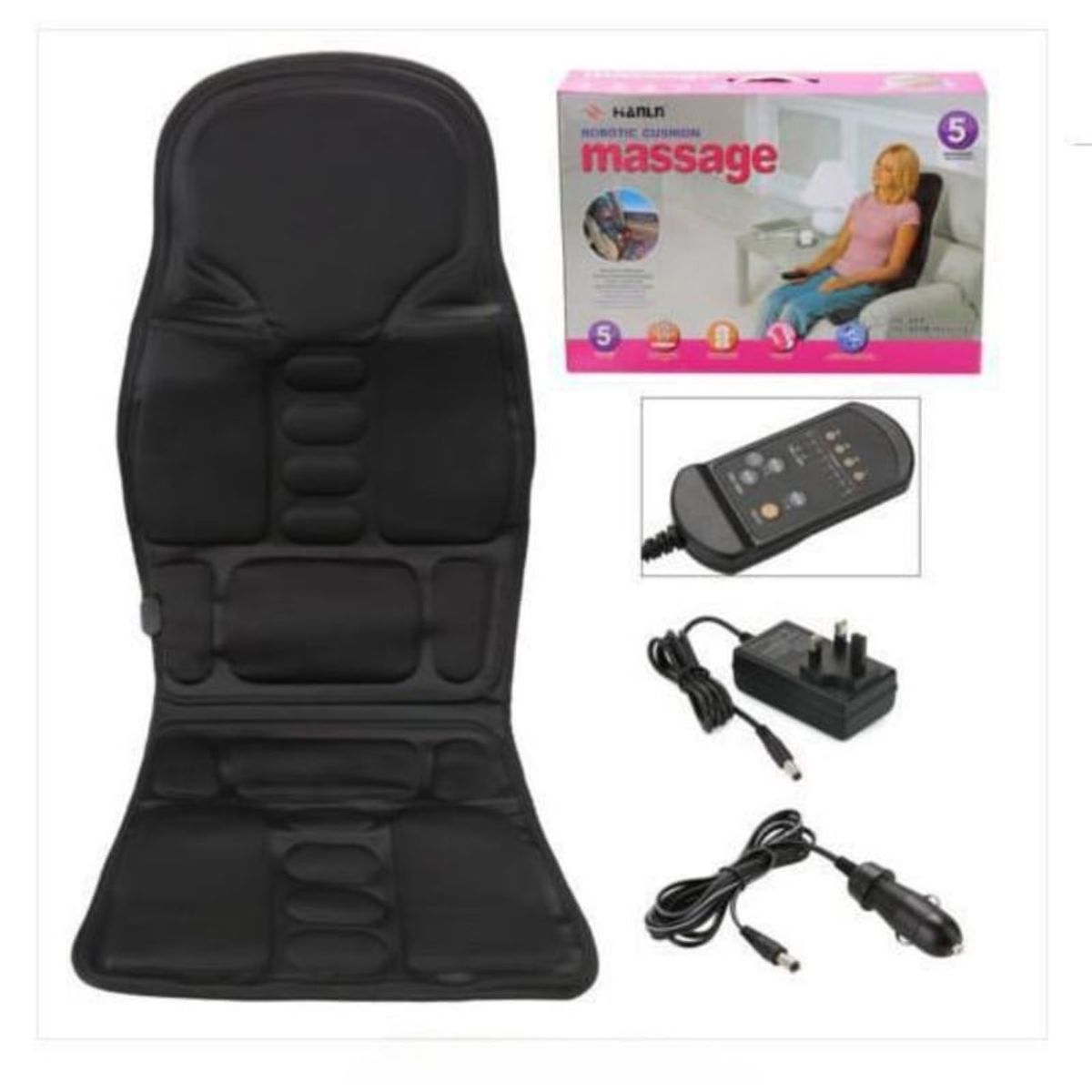 GENERICO - Asiento Masajeador Para Auto y Hogar