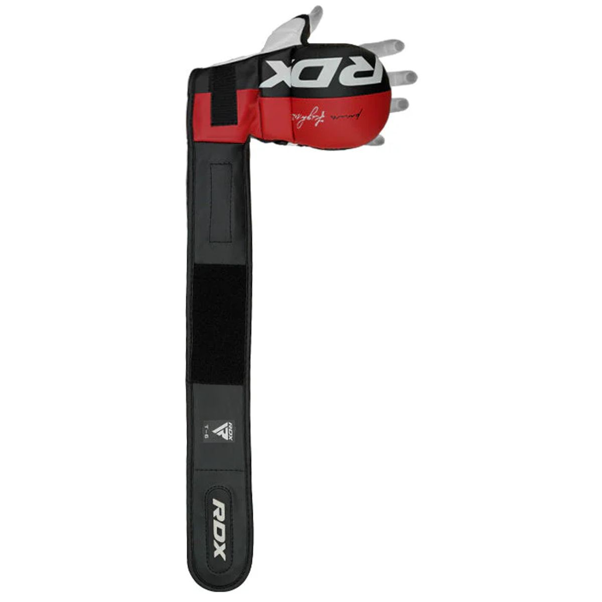 RDX - Guantes de Combate para MMA y Grappling T6 Plus Rojo - M