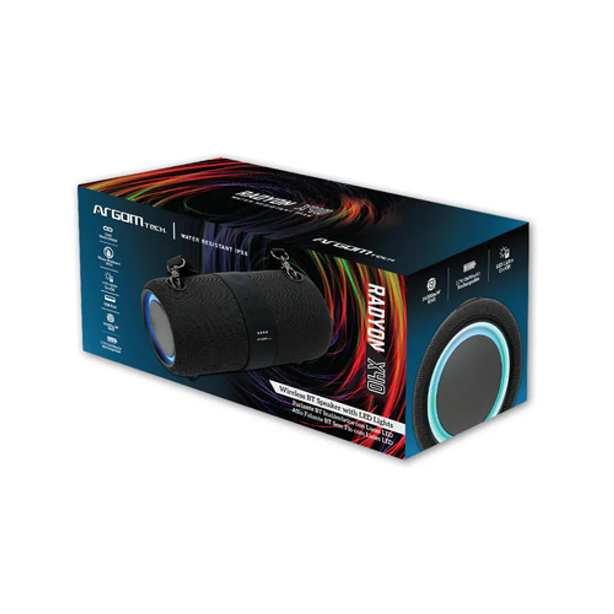 ARGOMTECH - PARLANTE RADYON X40 CON LUCES LED