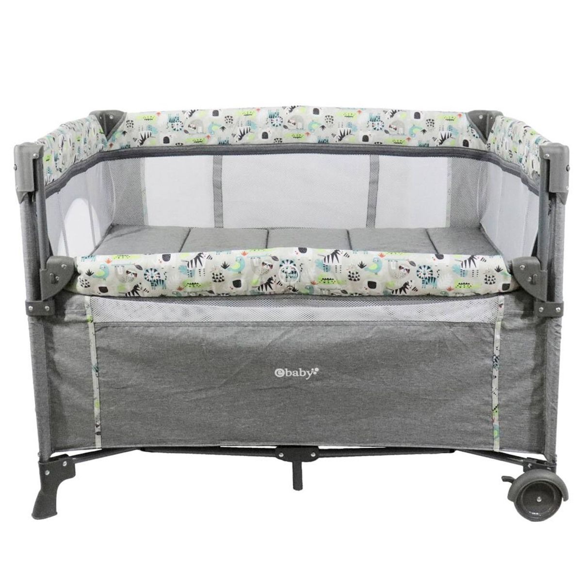 EBABY - Cuna Colecho Nala EB751GB GrisAzul