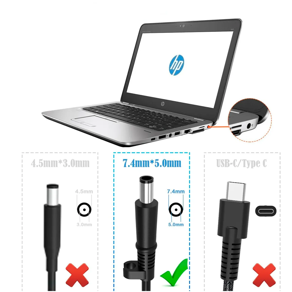 HP - Cargador HP 11-8a 230w NUEVO ORIGINAL