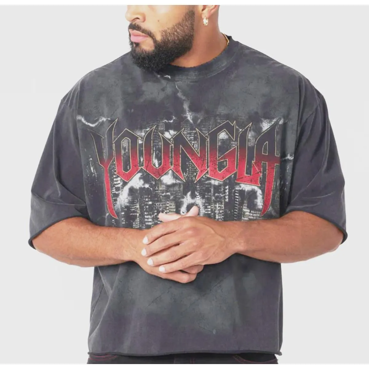 GENERICO - Polo Oversize YOUNGLA  Dark Night Tees