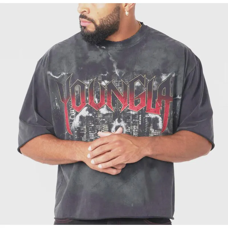 GENERICO - Polo Oversize YOUNGLA  Dark Night Tees