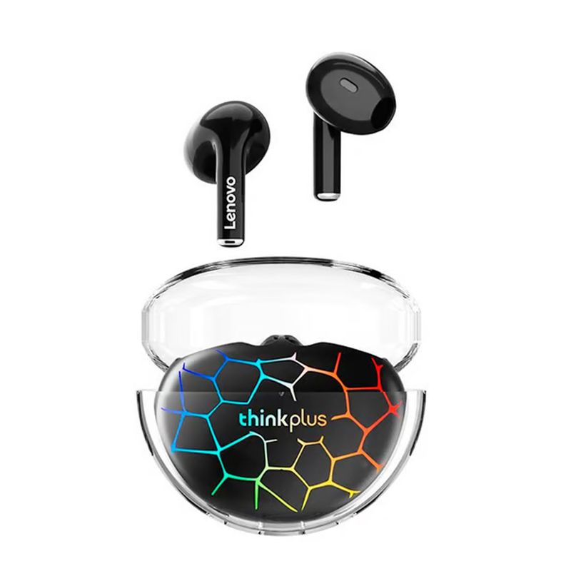 LENOVO - Audífonos Inalámbricos Lenovo Lp80 Pro RGB Negro Bt 5.3
