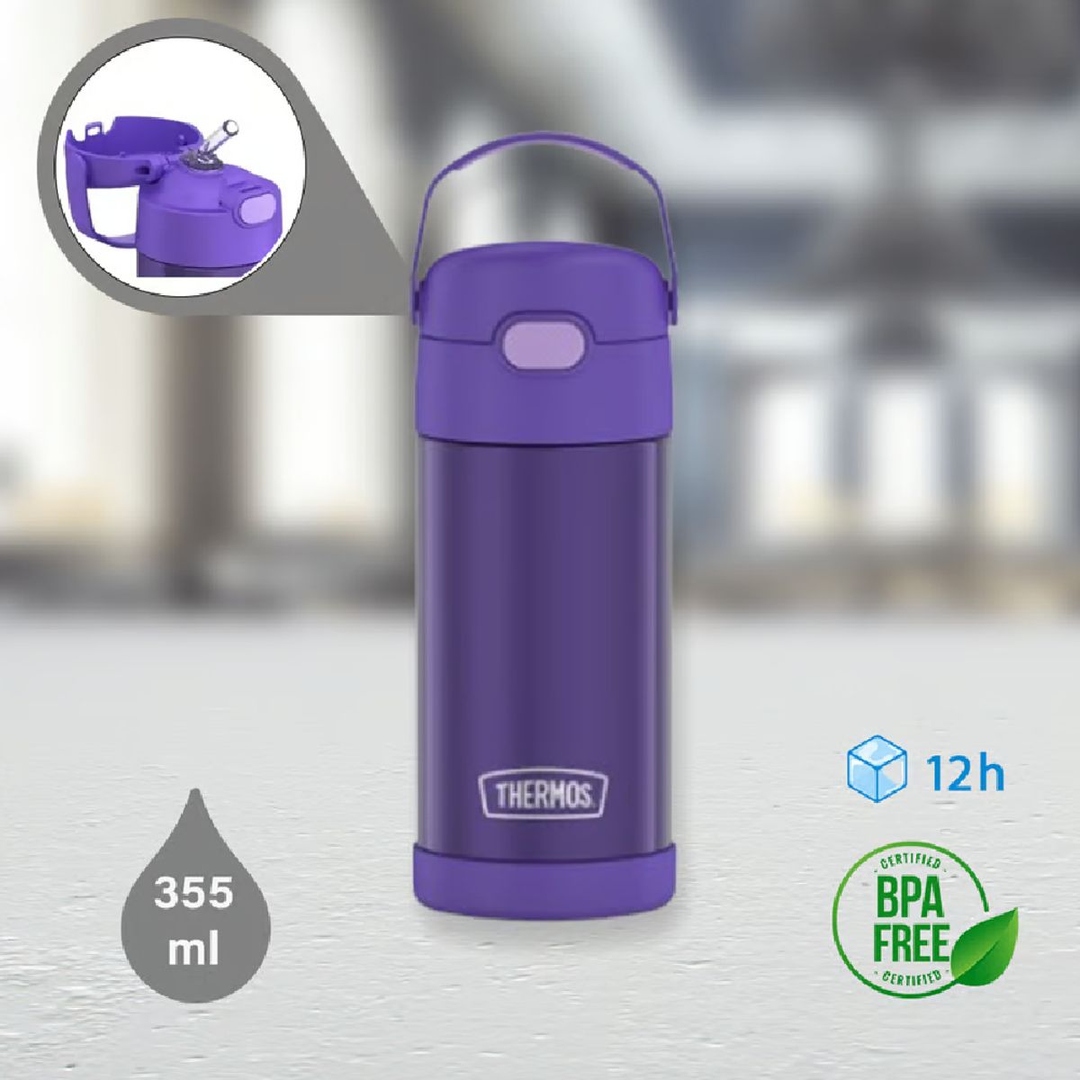 THERMOS - Thermos Funtainer Morado 355ml