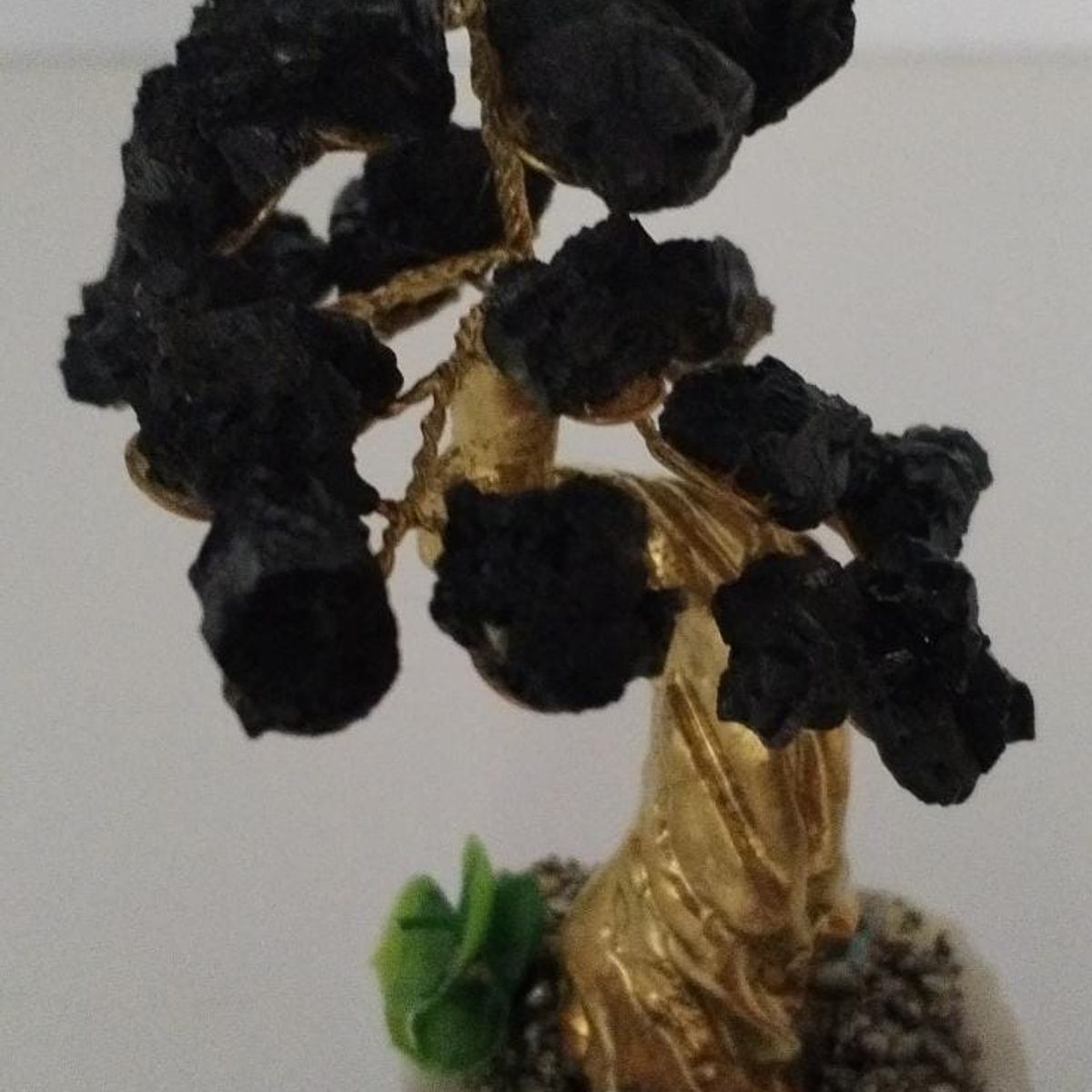 GENERICO - ARBOLITO  PIEDRAS PRECIOSAS BONSAI MEDIANO CON TURMALINA NEGRA
