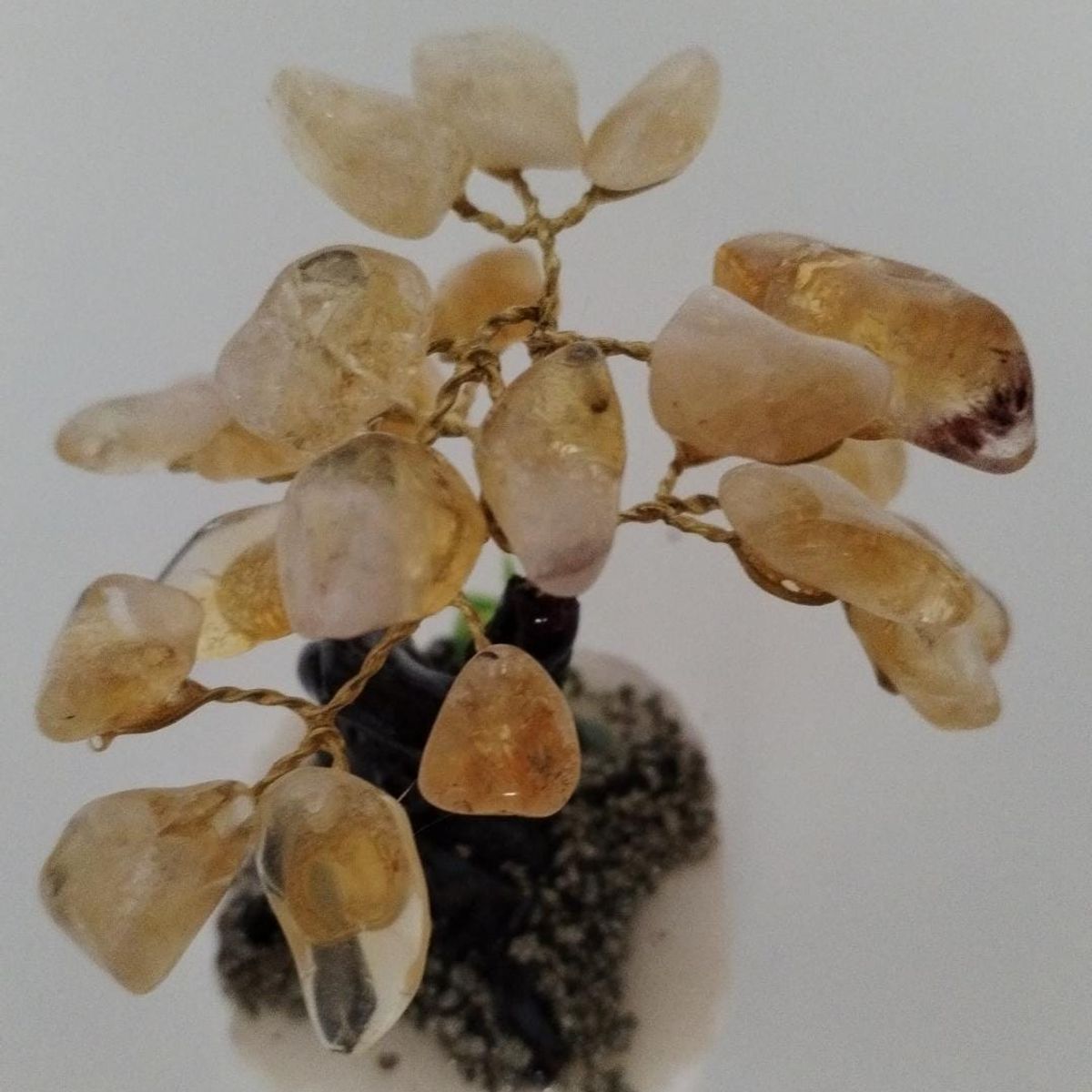 GENERICO - ARBOLITO  PIEDRAS PRECIOSAS BONSAI MEDIANO CON CITRINO