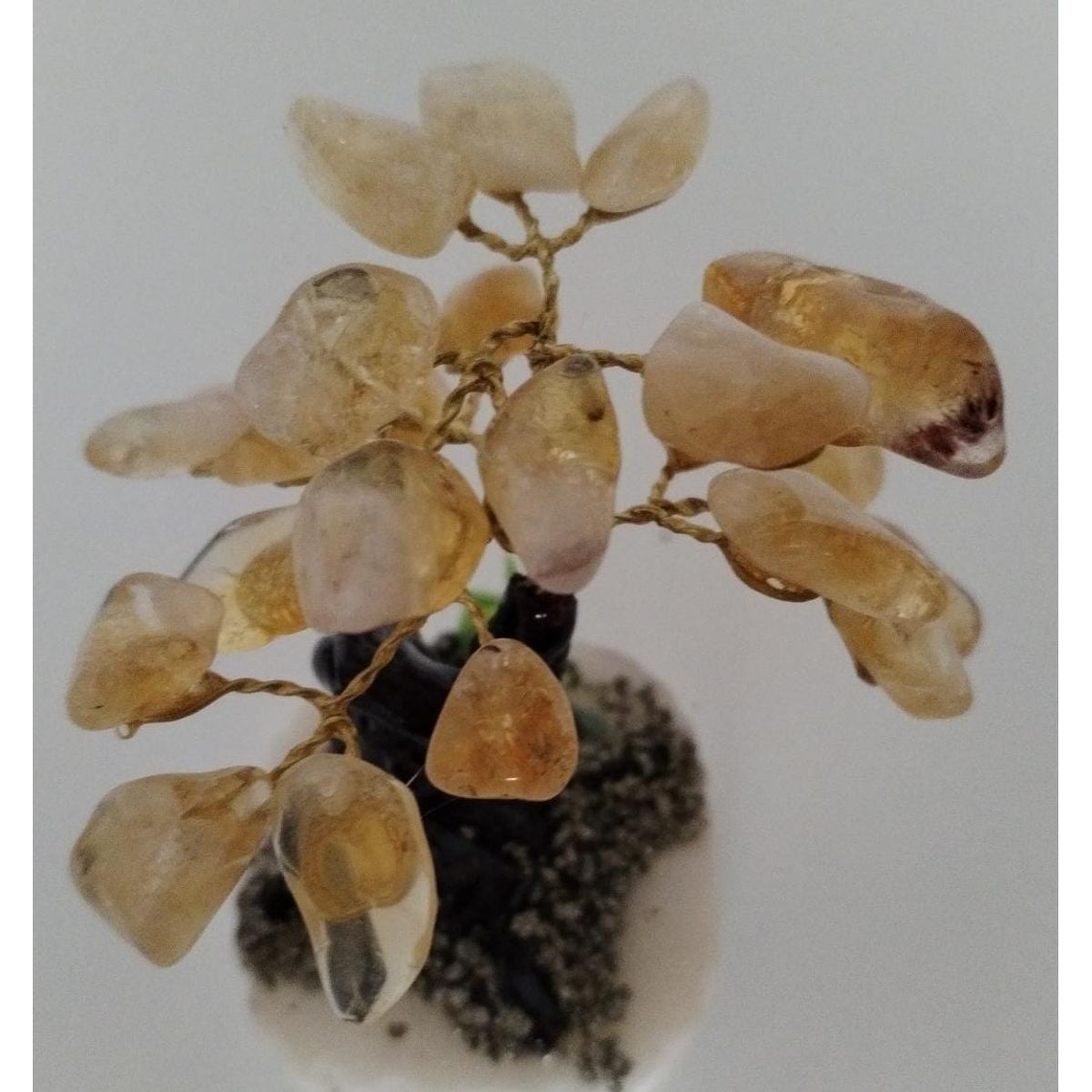 GENERICO - ARBOLITO  PIEDRAS PRECIOSAS BONSAI MEDIANO CON CITRINO