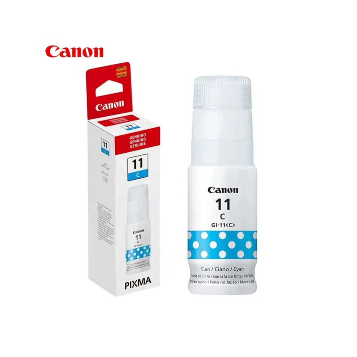 CANON - Botella de Tinta CANON GI 11 ORIGINAL CIAN CYAN