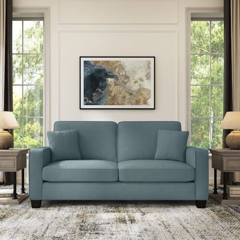 AMOBLART - SILLON MANGUT COLOR MARRON DE 3CUERPOS