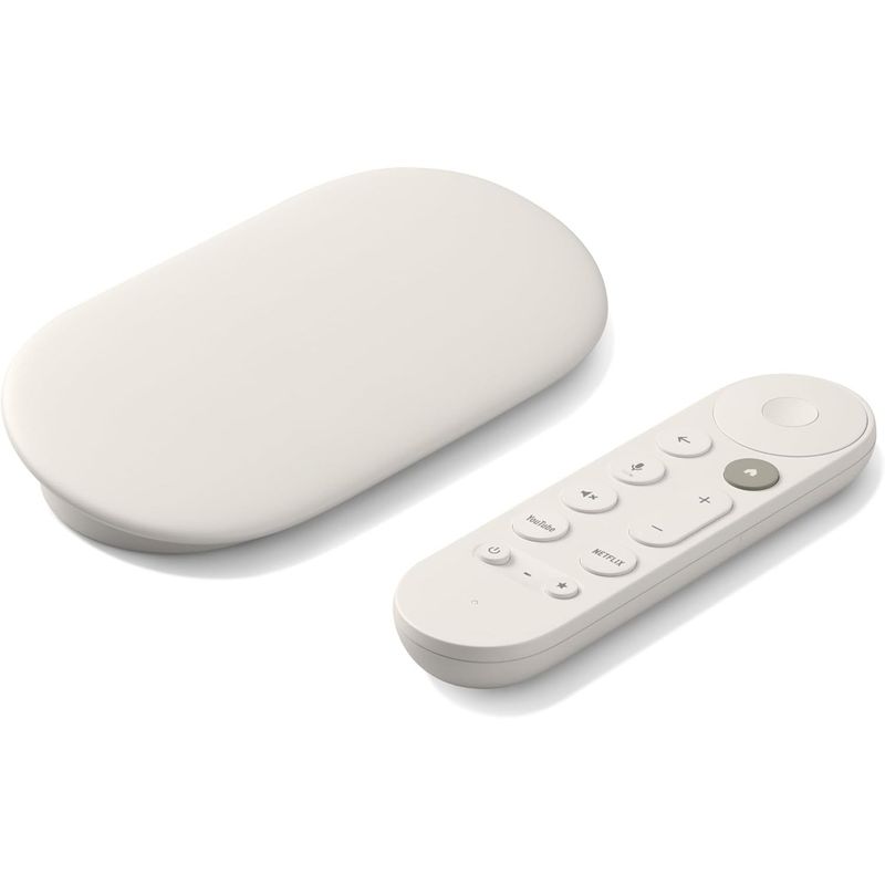 GOOGLE - Google TV Streamer 4K 32GB con control remoto de búsqueda por voz