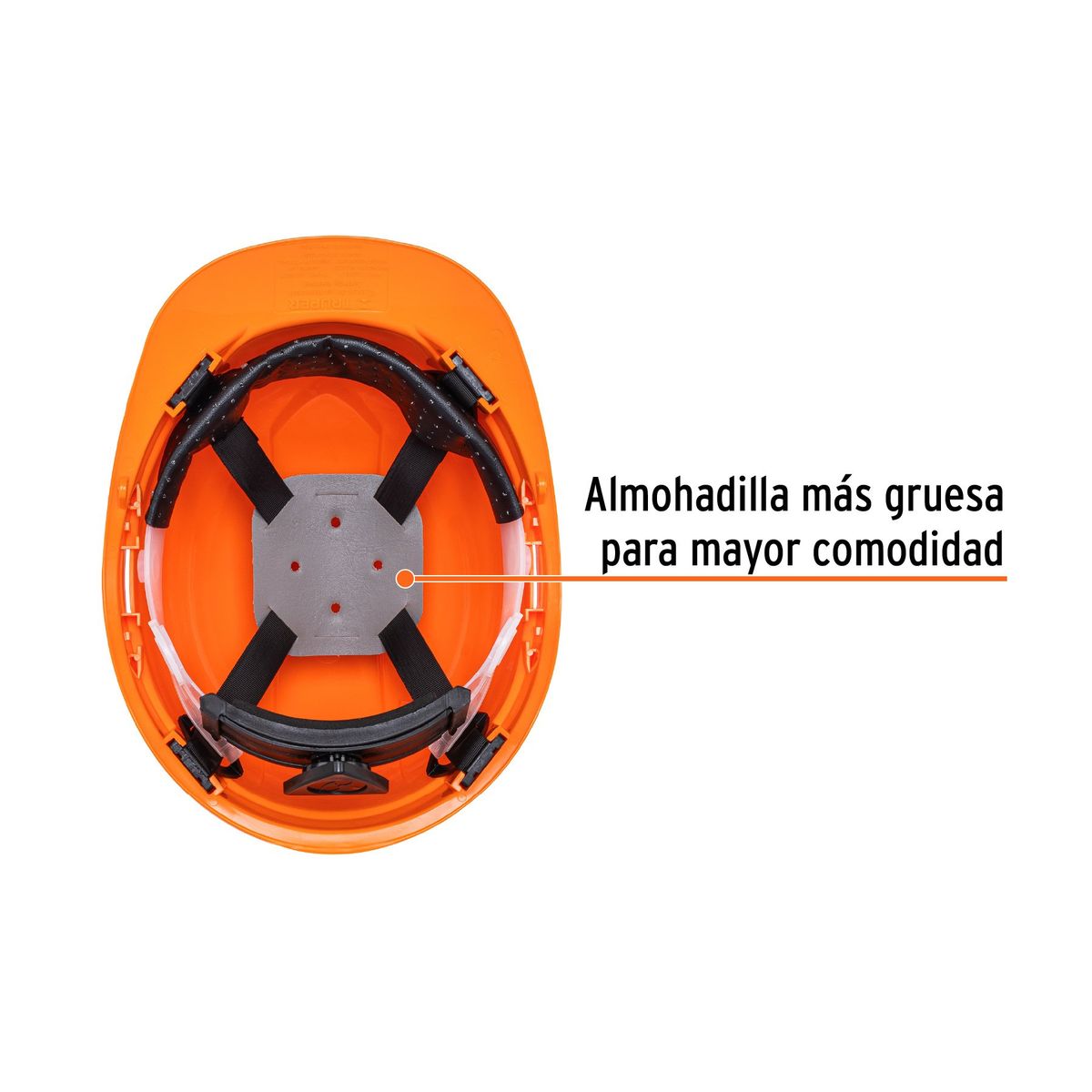 TRUPER - Casco de seguridad ajuste de matraca naranja Truper