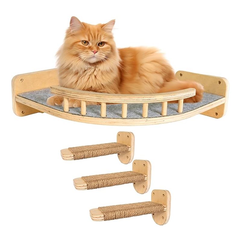 GENERICO - Estantes de Pared con Escalones para Gatos