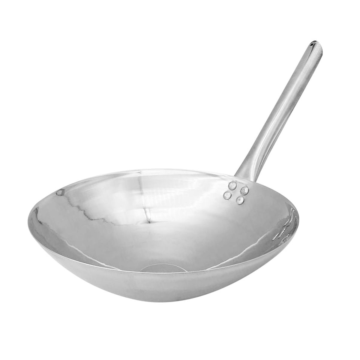 Reyna - Wok de acero inoxidable pulido Nº 28