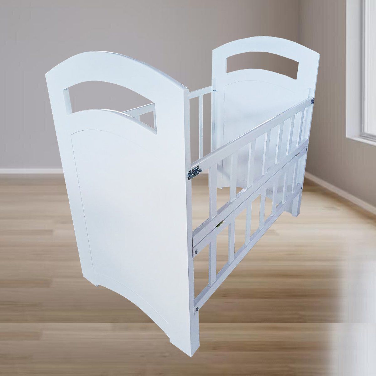 GENERICO - cuna para bebe blanca 140m x 080m