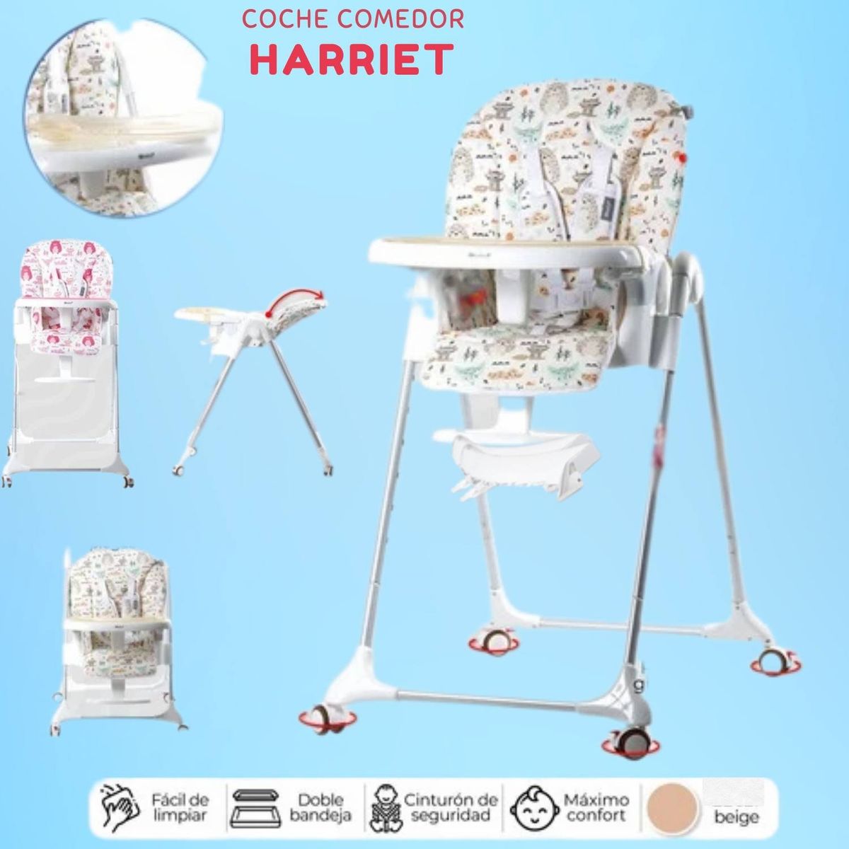 GENERICO - coche comedor harriet beige